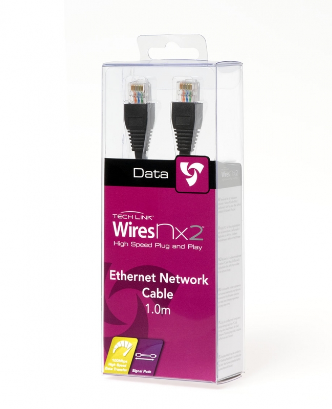 Кабель TechLink WiresNX2 Cat 5E UTP Network Cable 1 м (710681).