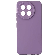 Чехол накладка для TECNO Spark 30 Pro, защита камеры, силикон, цвет сиреневый