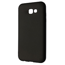 Чехол накладка J-Case THIN для SAMSUNG Galaxy A7 2017, силикон, цвет черный.
