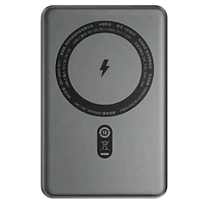 Внешний портативный аккумулятор, Power Bank MOVESPEED S10, Magsafe, 10000 mAh, цвет космически серый