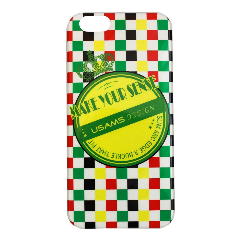 Силиконовая задняя накладка USAMS для IPHONE 6 /4.7/Crown Series /рисунок/.
