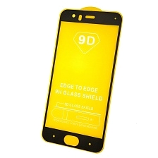 Защитное стекло 9D Full Glue для XIAOMI Mi 6, цвет канта черный.