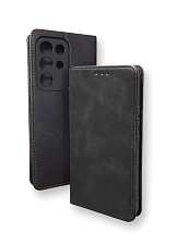 Чехол книжка WQ для Realme C85, экокожа, визитница, цвет черный