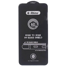 Защитное стекло 6D G-Rhino для SAMSUNG Galaxy S22, Galaxy S23, цвет окантовки черный