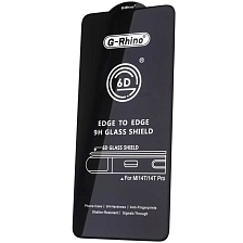 Защитное стекло 6D G-Rhino для XIAOMI 14T, POCO X7 Pro, цвет окантовки черный