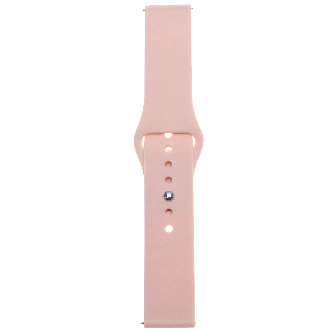 Ремешок для смарт часов универсальный 20 мм для SAMSUNG, силикон, цвет розовый