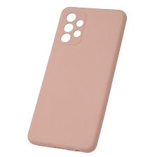Чехол накладка Soft Touch для SAMSUNG Galaxy A32 (SM-A325F), силикон, цвет песочно розовый