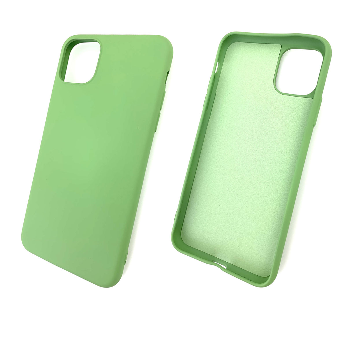 Чехол накладка для APPLE iPhone 11 Pro MAX 2019, силикон, цвет фисташковый.