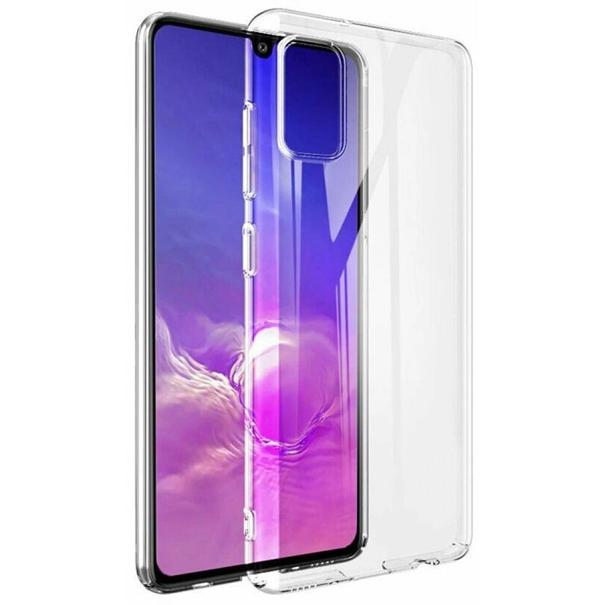 Чехол накладка TPU CASE для SAMSUNG Galaxy A41 (SM-A415), силикон, цвет прозрачный