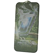 Защитное стекло Антишпион HOCO G11 для APPLE iPhone 13 Pro Max (6.7"), iPhone 14 Plus (6.7"), цвет окантовки черный