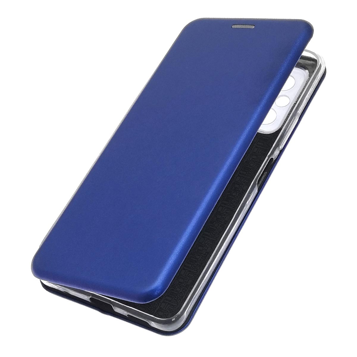 Чехол книжка STYLISH для XIAOMI Redmi Note 10 Pro, экокожа, визитница, цвет синий