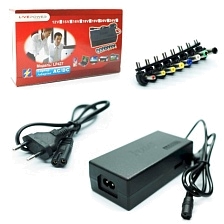 Блок питания универсальный Live-Power LP427, 12-24V, 8 насадок, 100W, цвет черный