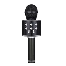Колонка портативная, караоке-микрофон HAND HELD KTV WS-858 (Bluetooth, microSD, USB), цвет черный