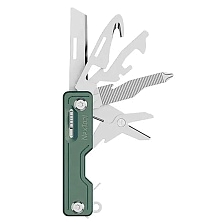 Мультитул (нож брелок) NexTool (XIAOMI) NE20098, 10 функций, цвет оливковый (распродажа -55%)
