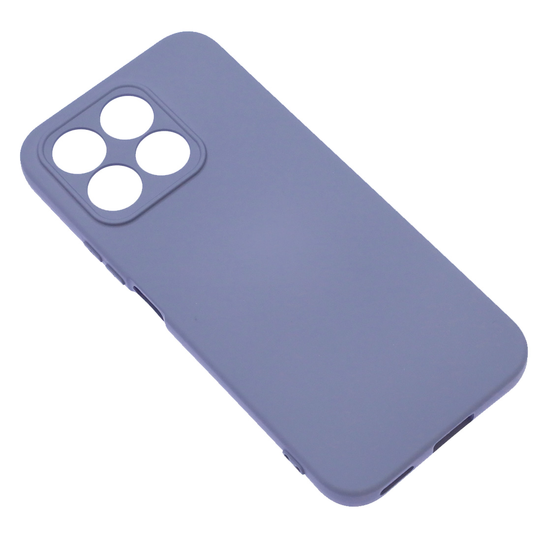 Чехол накладка NANO для Honor X8b, Honor X8c, защита камеры, силикон, бархат, цвет космически серый