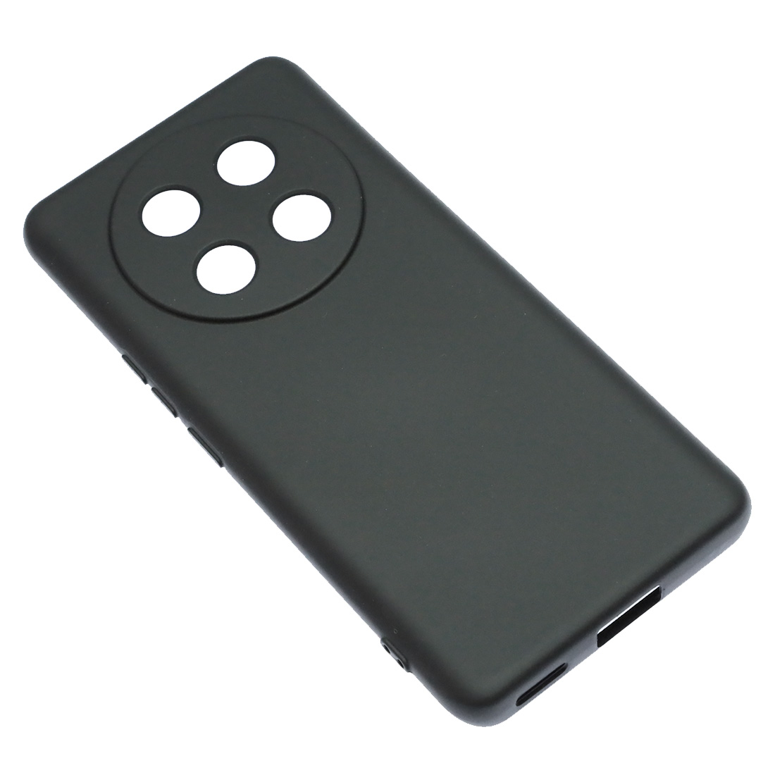 Чехол накладка NANO для Honor X9c, защита камеры, силикон, бархат, цвет черный