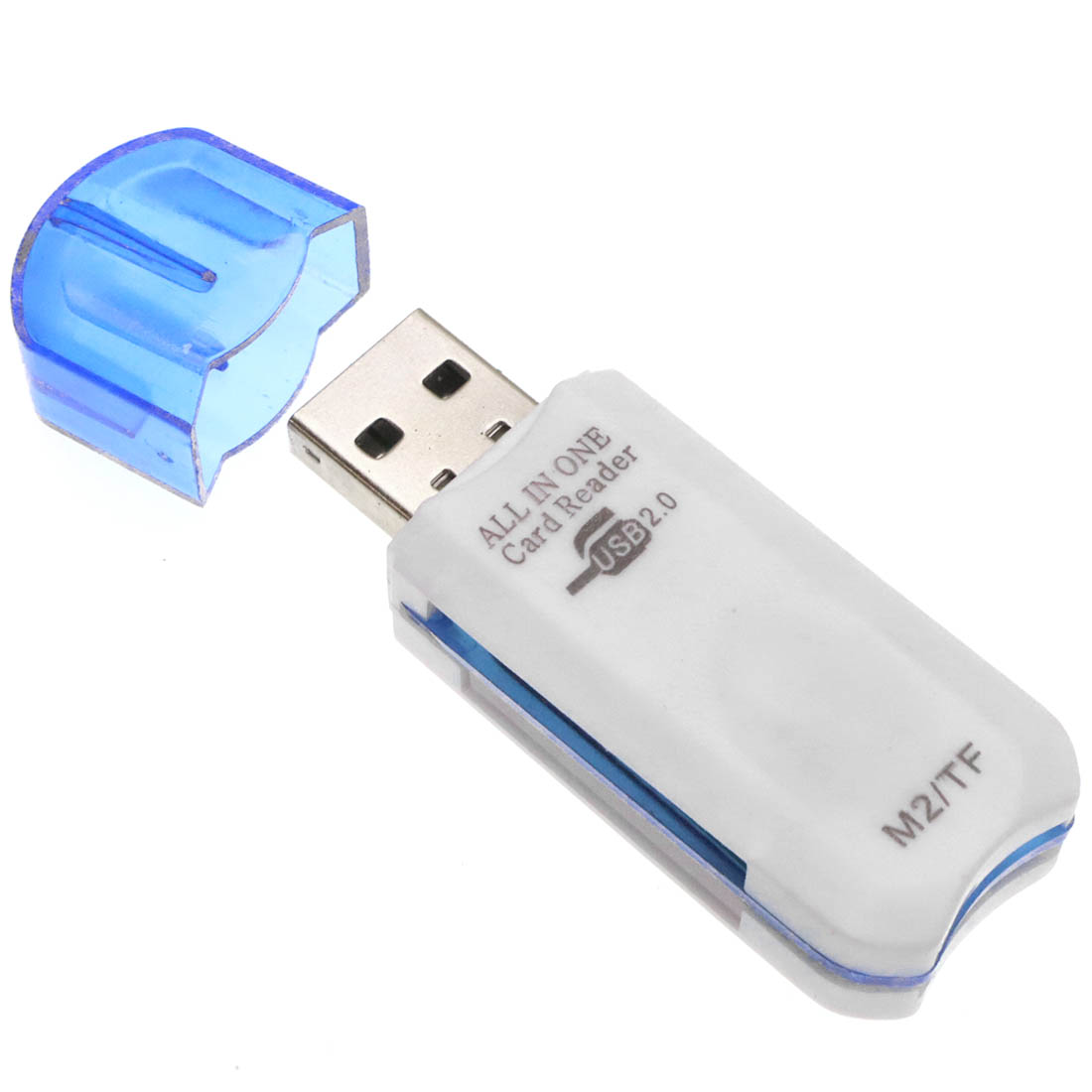 Картридер универсальный MRM USB56, цвет бело синий