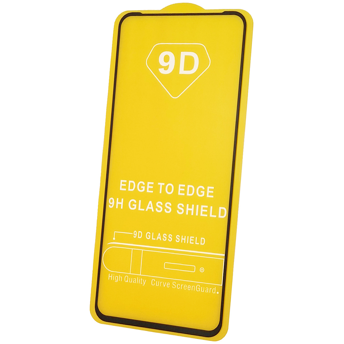 Защитное стекло 9D для Realme 7, цвет окантовки черный