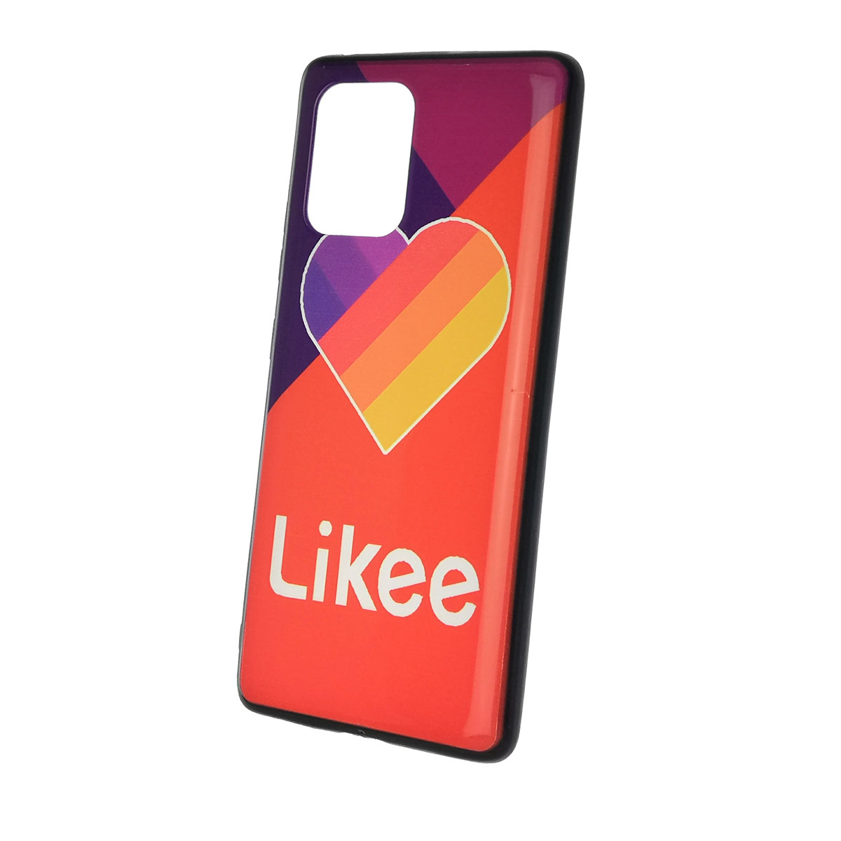 Чехол накладка для SAMSUNG Galaxy S10 Lite 2019 (SM-G770), силикон, рисунок  Likee Red.