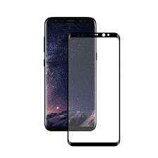 Защитное стекло 5D для SAMSUNG Galaxy S9 PLUS SM-G965 чёрный кант Monarch.