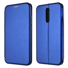 Чехол книжка STYLISH для XIAOMI Redmi 8, экокожа, визитница, цвет синий