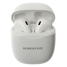 Гарнитура (наушники с микрофоном) беспроводная, BOROFONE BW17 Only me, цвет белый (распродажа -30%)