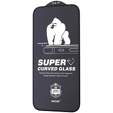 Защитное стекло АНТИШПИОН KINGKONG WTP-092 для APPLE iPhone 15 Pro (6.1"), цвет окантовки черный