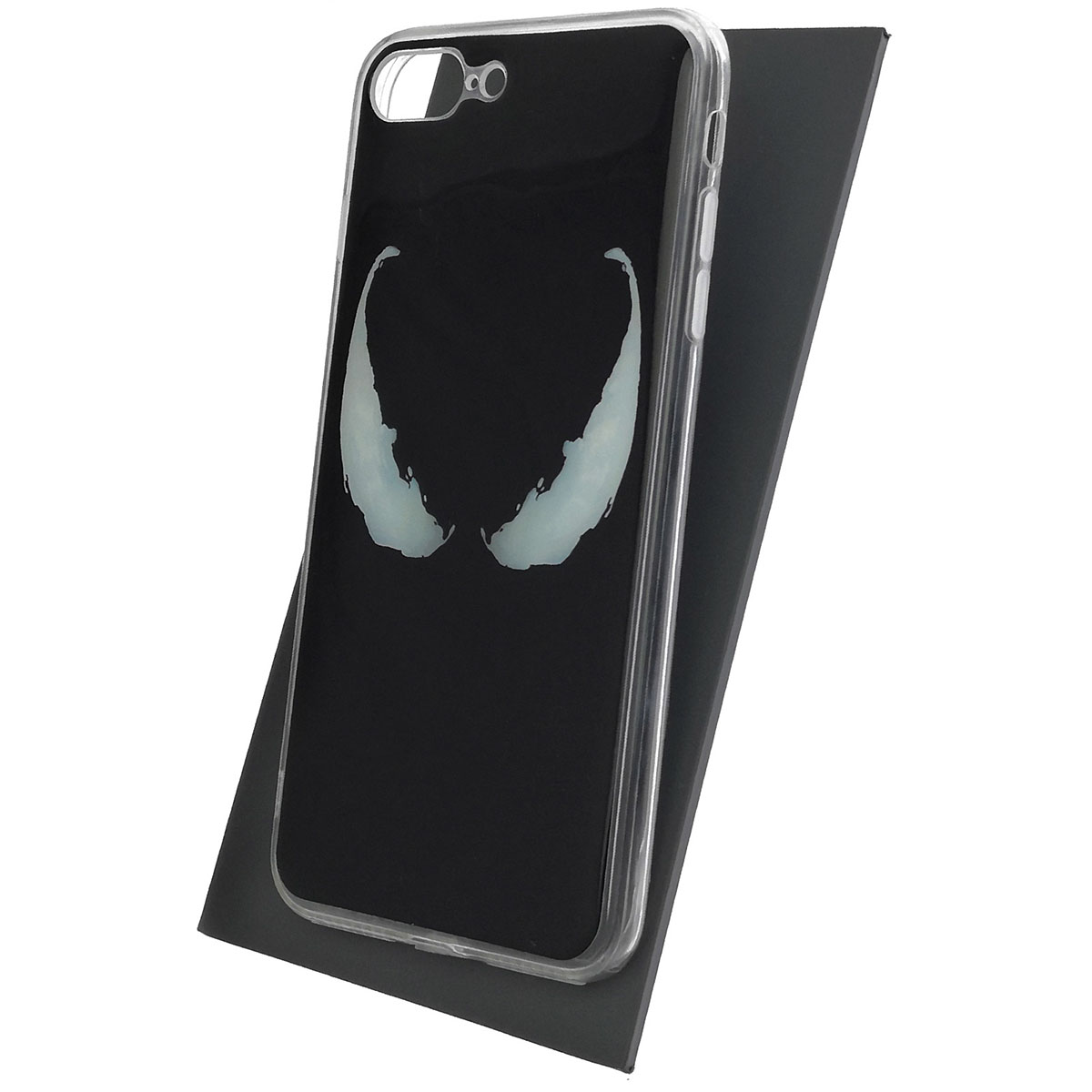 Чехол накладка для APPLE iPhone 7 Plus, iPhone 8 Plus, силикон, глянцевый, рисунок Белые глаза