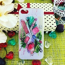 Чехол накладка для APPLE iPhone 7, 8, силикон, рисунок женские штучки.
