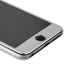 Защитное стекло "SC" 3D цветное для Apple Iphone 6S/4,7 (цвет=серебристый). Защитное стекло "SC" 3D цветное для Apple Iphone 6S/4,7 (цвет=серебристый).