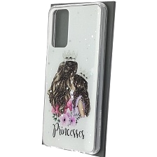 Чехол накладка Vinil для HUAWEI Honor 10X Lite, силикон, блестки, глянцевый, рисунок Princesses Чехол накладка Vinil для HUAWEI Honor 10X Lite, силикон, блестки, глянцевый, рисунок Princesses