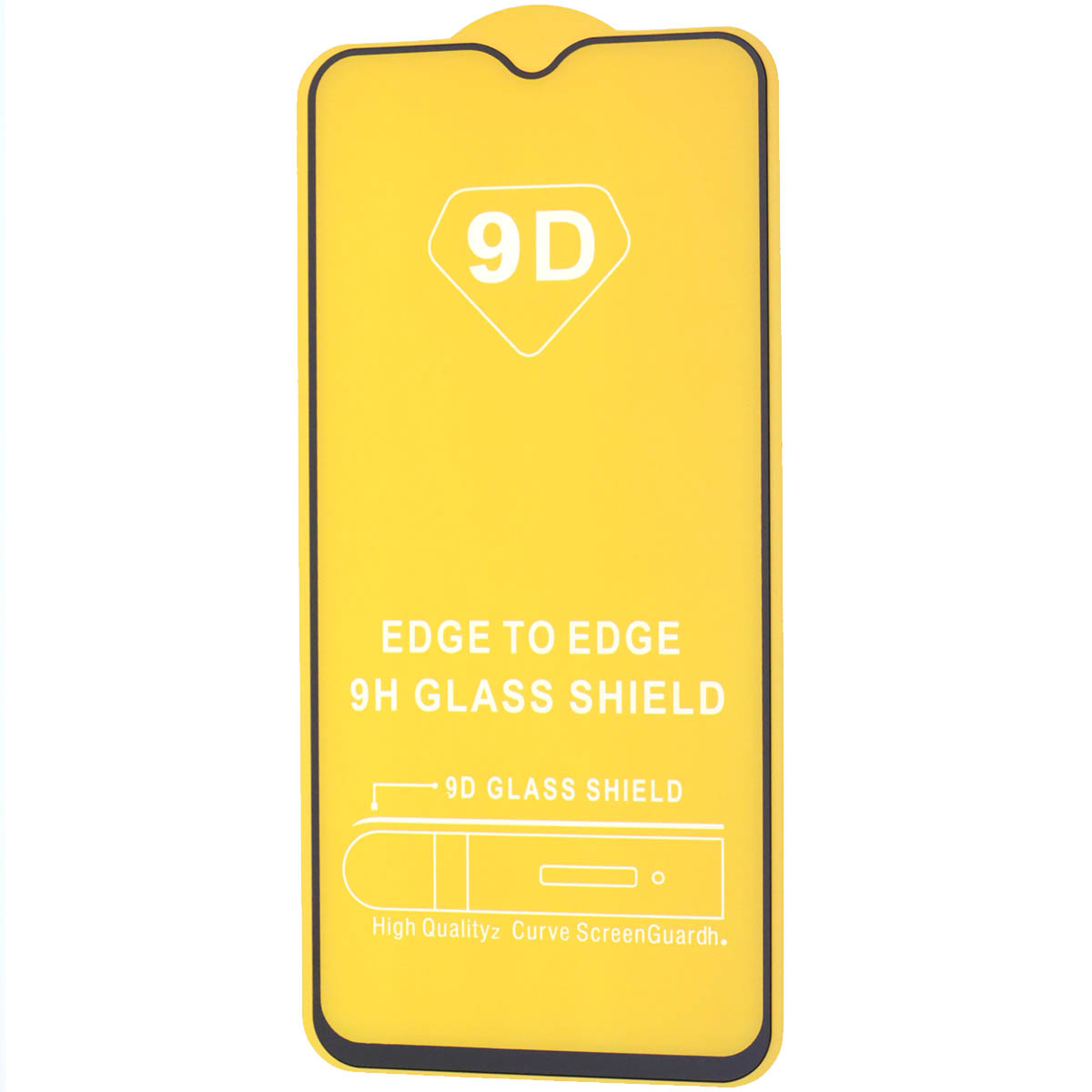 Защитное стекло 9D для XIAOMI Redmi Note 9, Redmi Note 9T, цвет окантовки черный