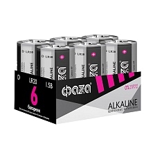 Батарейка ФАZА LR20 D BOX6 Alkaline 1.5V