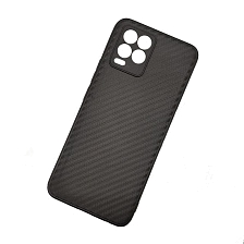 Чехол накладка для Realme 8, Realme 8 Pro, силикон, карбон, цвет черный Чехол накладка для Realme 8, Realme 8 Pro, силикон, карбон, цвет черный