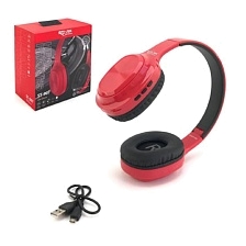 Гарнитура (наушники с микрофоном) беспроводная, полноразмерная, STARK ST-007, цвет черно красный