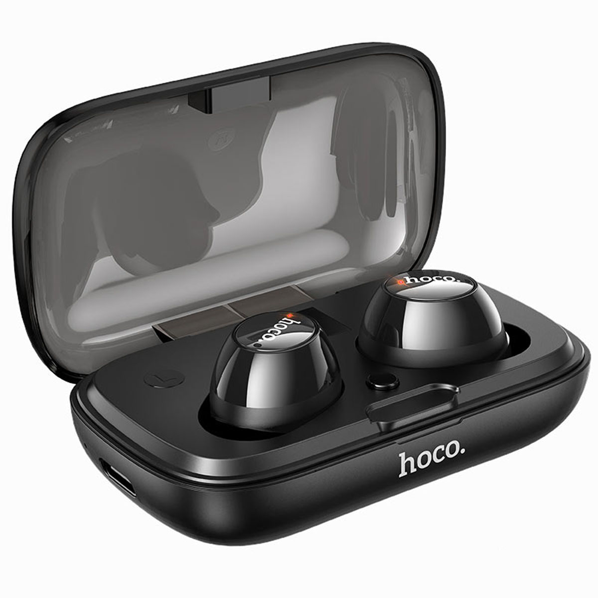 Гарнитура (наушники с микрофоном) беспроводная, HOCO ES52 Delight, цвет черный