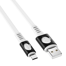 Кабель BOROFONE BX35 Carib Micro USB, 2.4A, длина 1 метр, силикон, цвет белый Кабель BOROFONE BX35 Carib Micro USB, 2.4A, длина 1 метр, силикон, цвет белый