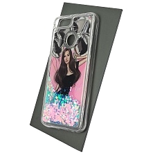 Чехол накладка TransFusion для HUAWEI Honor 9 Lite, Honor 7S, P Smart, силикон, переливашка, рисунок Девушка с шариками