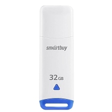 Флешка USB 2.0 32GB SMARTBUY Easy, цвет бело синий