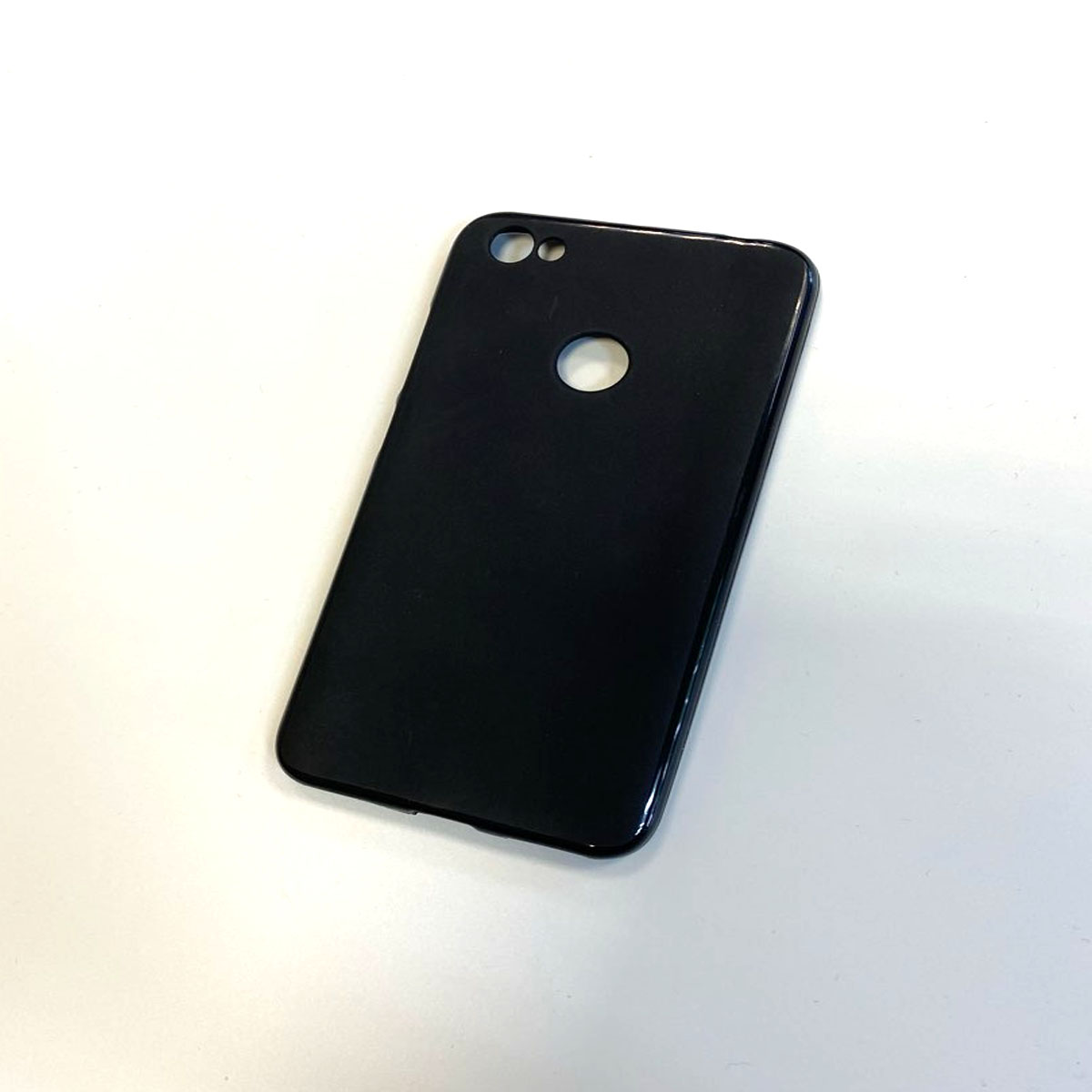 Чехол накладка для XIAOMI Redmi Note 4X, силикон, карбон, цвет черный