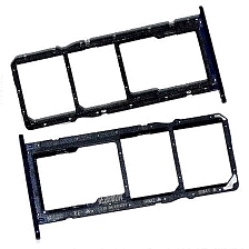 SIM лоток, держатель сим карты для HUAWEI Y5 Prime 2018, Y6 2018, Honor 7A, Honor 7A Pro, Honor 7C, цвет черный