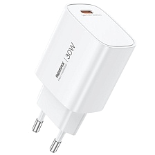 СЗУ (Сетевое зарядное устройство) REMAX GaN U187, 20W, 1 USB Type C, цвет белый
