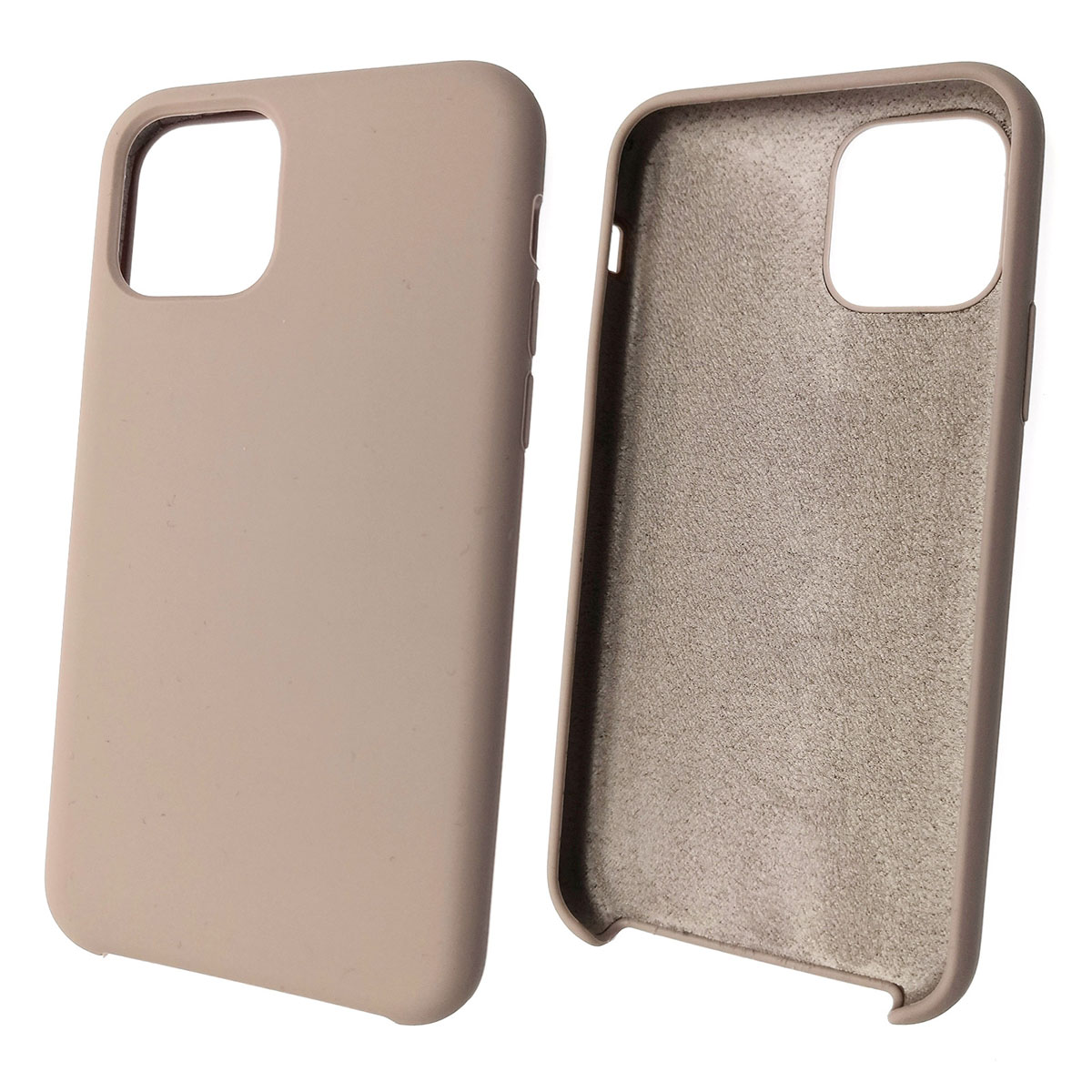 Чехол накладка Silicon Case для APPLE iPhone 11 Pro, силикон, бархат, цвет лаванда.