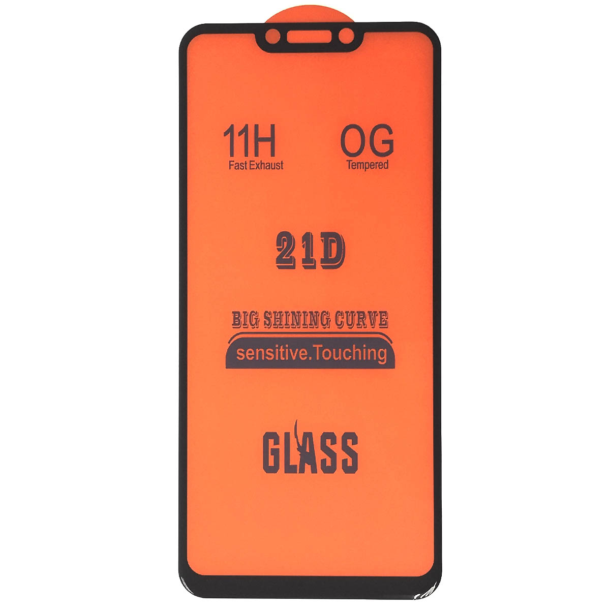 Защитное стекло 21D для HUAWEI Honor PLAY, Nova 3, Nova 3i, Mate 20 lite, цвет окантовки черный