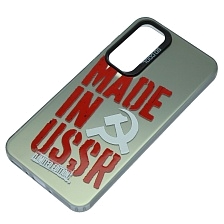 Чехол накладка для SAMSUNG Galaxy A35, пластик, силикон, рисунок MADE IN USSR Чехол накладка для SAMSUNG Galaxy A35, пластик, силикон, рисунок MADE IN USSR