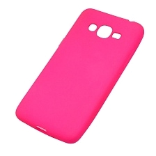 Чехол накладка Fashion для SAMSUNG Galaxy J2 Prime (SM-G532), силикон, цвет розовый