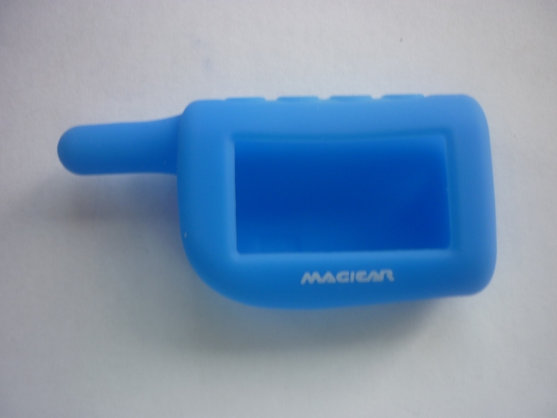 Чехол для автосигнализации SCHER-KHAN MAGICAR M4 (силикон синий).