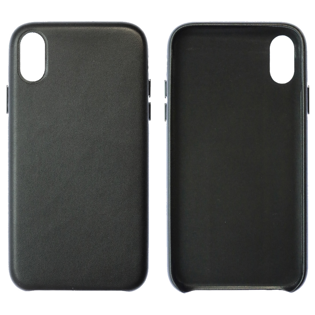 Чехол накладка Leather Case для APPLE iPhone XR, силикон, бархат, экокожа, цвет черный
