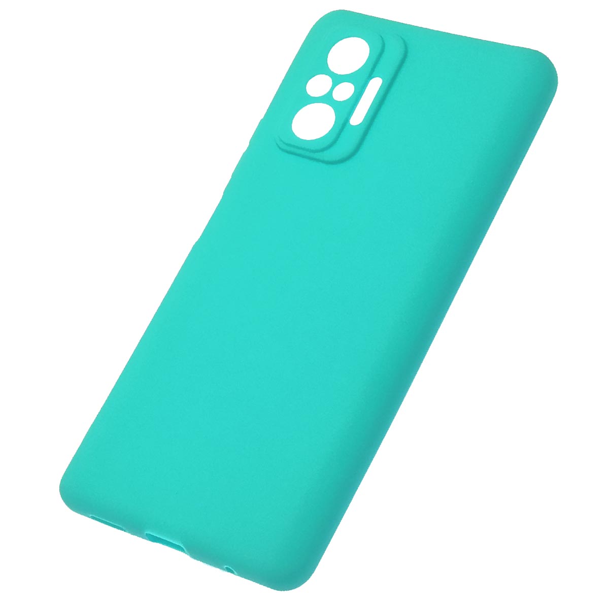 Чехол накладка SOFT TOUCH для XIAOMI Redmi Note 10 Pro, силикон, матовый, цвет бирюзовый