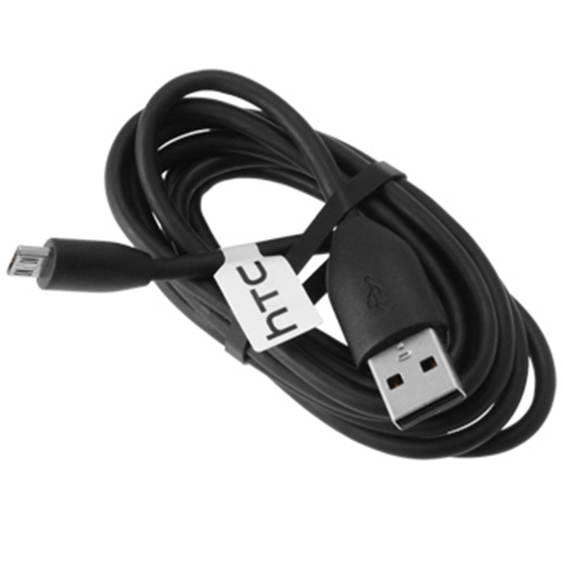 Кабель USB - MicroUSB HTC Черный - Оригинал. Кабель USB - MicroUSB HTC Черный - Оригинал.